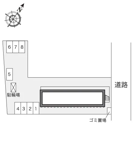 ★手数料０円★静岡市清水区横砂中町　月極駐車場（LP）